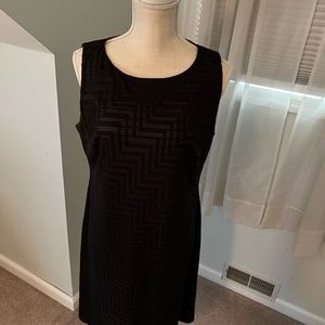 Black lace cocktail dress